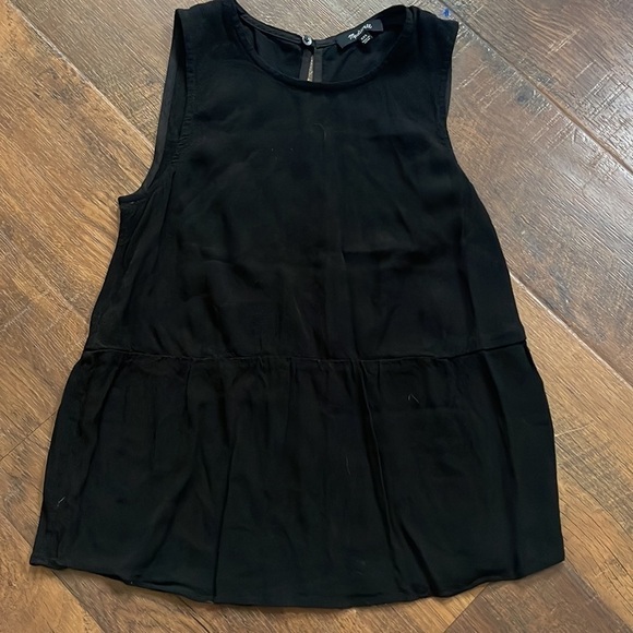 Madewell Black Sleeveless Tank XXS - Picture 2 of 5